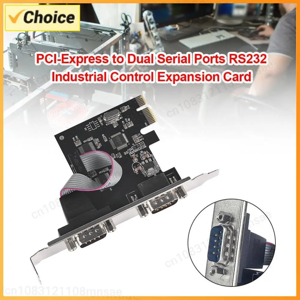 PCIe Serial Expansion Card for Industrial Computer LEDControl POS Machine Guest Display Computer Expansion Card