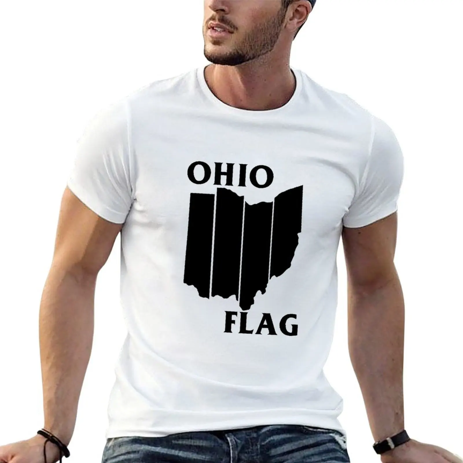 

Black Flag - Ohio T-Shirt man t shirt cotton high quality man tshirt T-Shirt