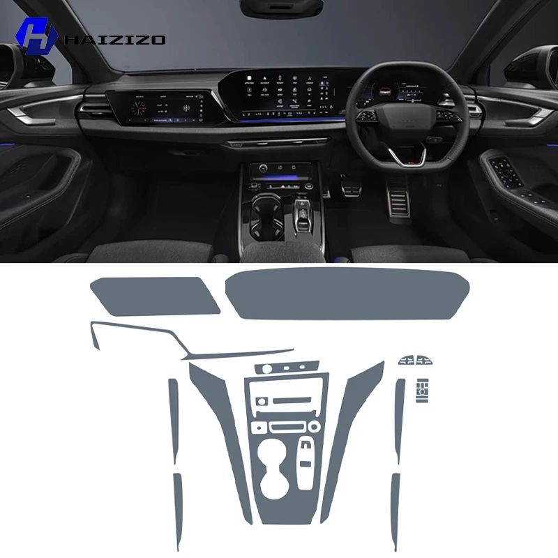 لأودي A5 B10 2025-2026 السيارات الداخلية وحدة التحكم المركزية حماية ملصق شاشة الكريستال السائل ماتي طبقة رقيقة واقية مجددة PPF