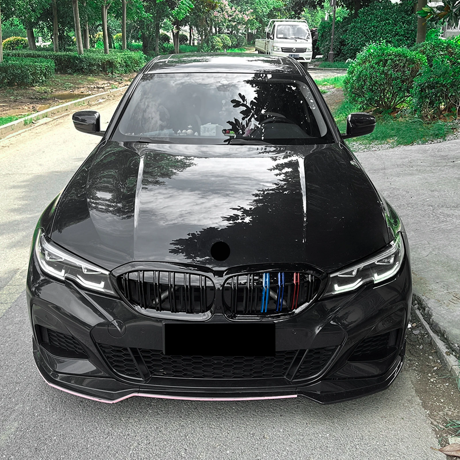 

Передняя решетка радиатора (гриль) для BMW 3 серии G20 G21 G28 318i 320i 330i 330d M340i 2019-2022, верхняя сетка бампера, гоночная решетка-гриль