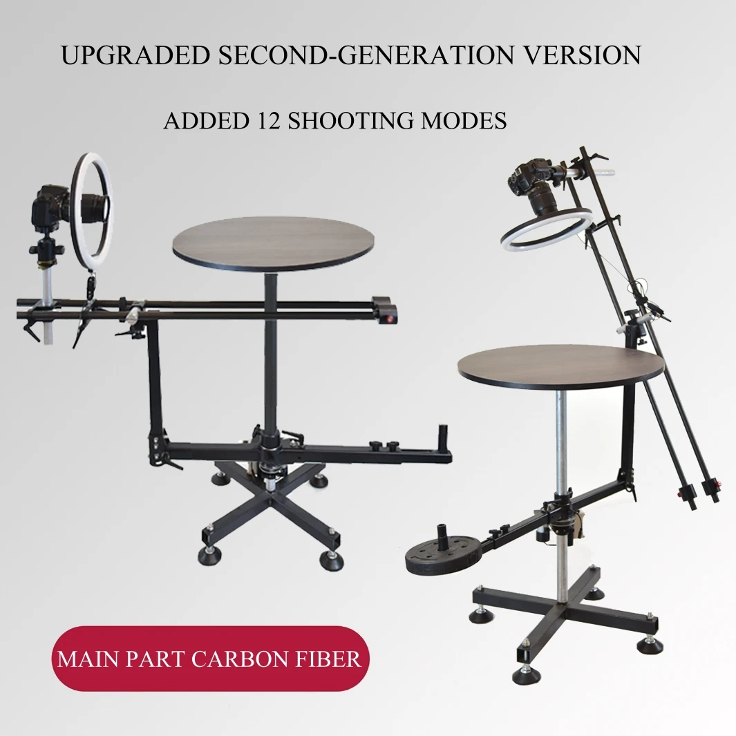 

FliP Video Shooting Table Professional Horizontal Vertical Surround Photography Rotating Stand 360 Panoramic Photo Booth