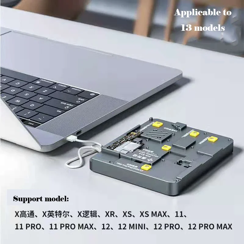 Imagem -03 - Xinzhizao-eeprom Programmer Logic Baseband Ler e Escrever Ferramenta para Iphone X15 pm Não-remoção ic Teste Fixture Fix-e13 i4 i5