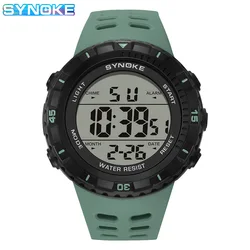 SYNOKE Men Multifunction Watches Fashion Outdoor Sport Watch  Alarm Clock Chrono 5Bar Waterproof Digital Watch New reloj hombre