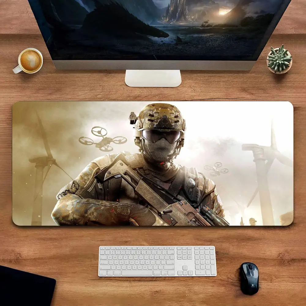 Desk Accessories Pad Non Slip PC Gamer Custom Mouse pad Popular Calls of Duty Games Natural Rubber Desk Rug Keyboard Mat Desk Pa