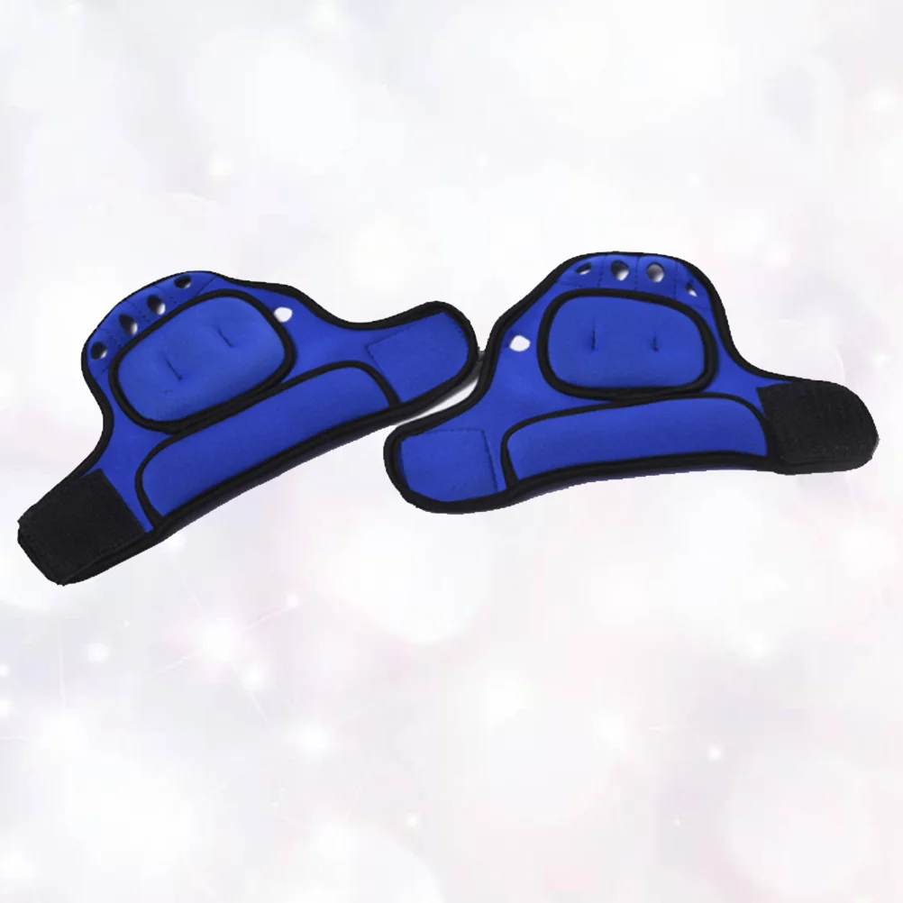 1 زوج قفازات التدريب المرجحة 1 كجم أصابع المقاومة تجريب قفازات لبناء القوة اللياقة البدنية ممارسة رياضة الجري