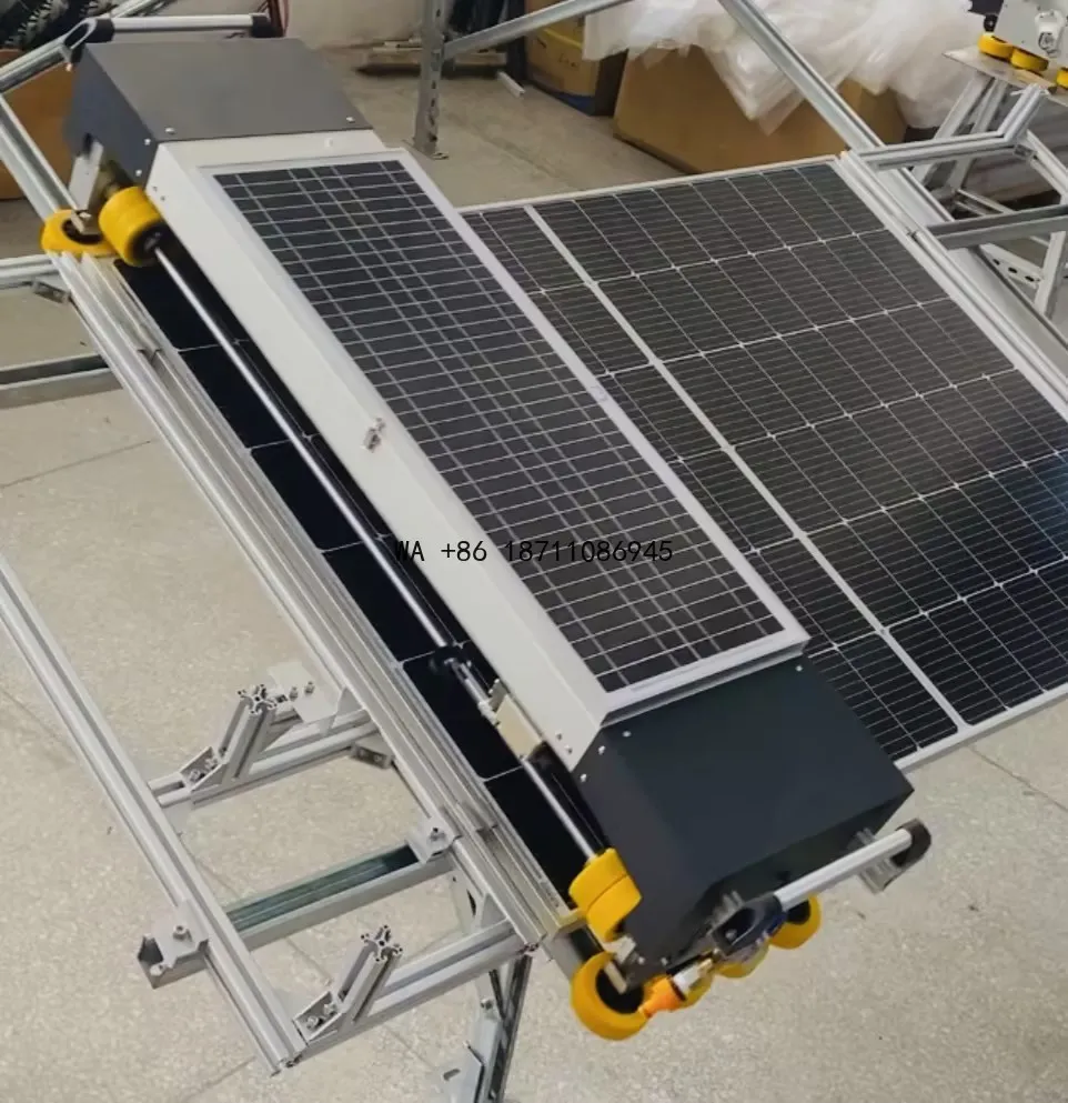 Robot de Limpieza de Paneles Solares G2, Máquina Automática de Limpieza de Paneles, Control Remoto por Web, Equipo de Limpieza de Paneles Solares