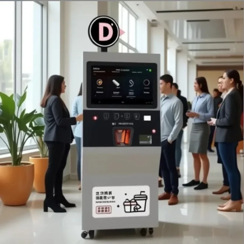 Macchina da caffè self-service, distributore automatico di caffè commerciale