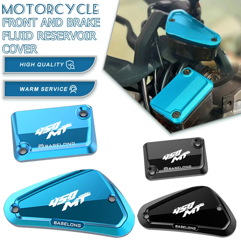

FOR CFMOTO CF MOTO 450MT IBEX450 450 MT 2023-2025 2024 Motorcycle accessories Front Rear Brake Clutch Fluid Reservoir Cover Caps