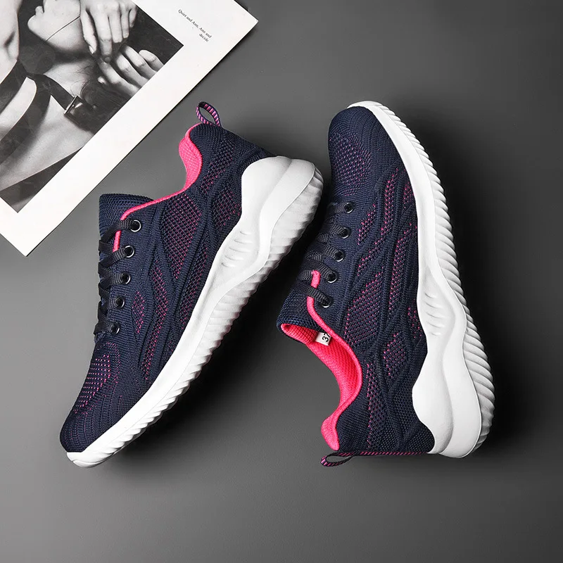 

Women's Breathable Casual Sneakers Flat Lightweight Fitness Outdoor Comfortable Running Shoes