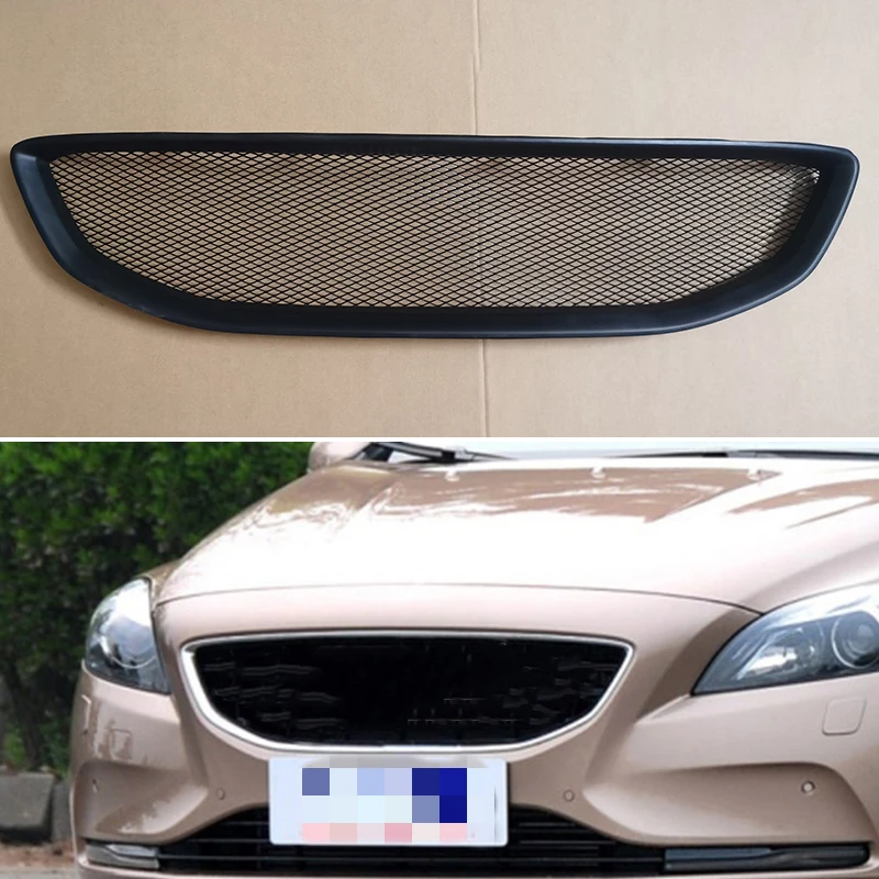 

Решетка радиатора для Volvo V40 2014, 2016, 2015, 2017, 2018, 2019 год, комплект аксессуаров для гонок, FRP, матовый черный