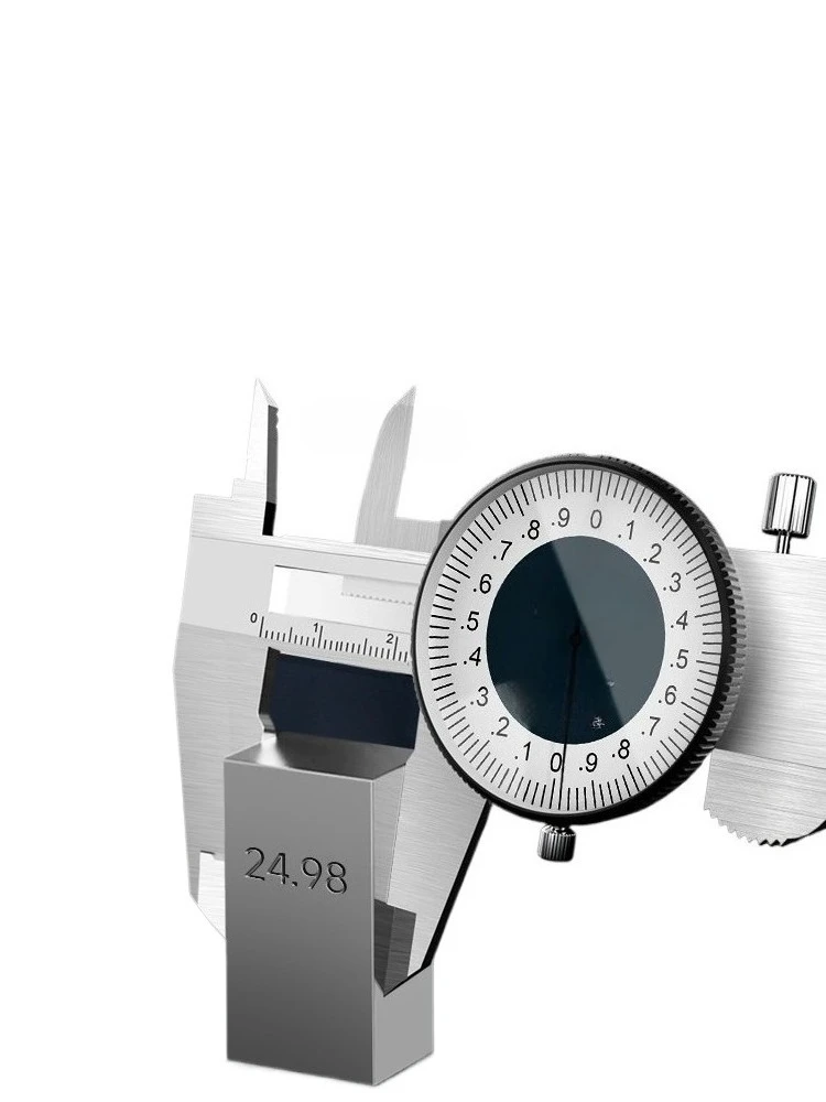 Messschieber mit Uhr, hochpräziser Vernier-Messschieber, industrietauglicher 300-mm-Edelstahl-Messschieber mit Ölzeiger