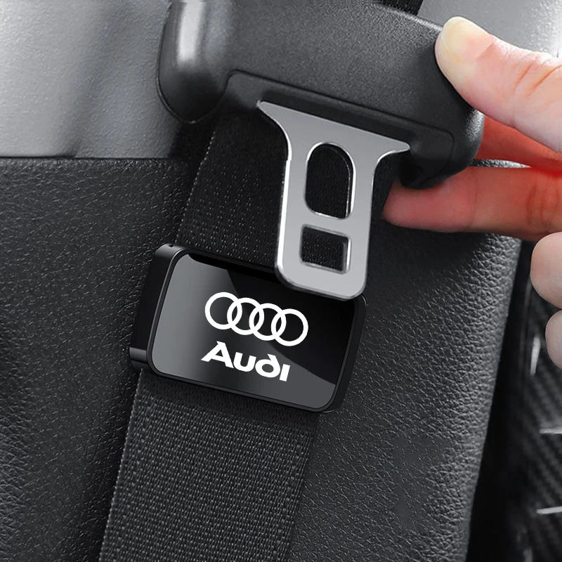 Magnetic Car Interior Seat Belt Stabilizer Fastener Holder for Audi Sline Quattro A3 A4 A6 A5 Q5 A1 Q7 Q3 Q2 Q8 A7 A8 TT S1 SQ5