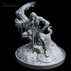 65mm 85mm 110mm Resin beauty  model kits figure colorless and self-assembled TD-6211/3D