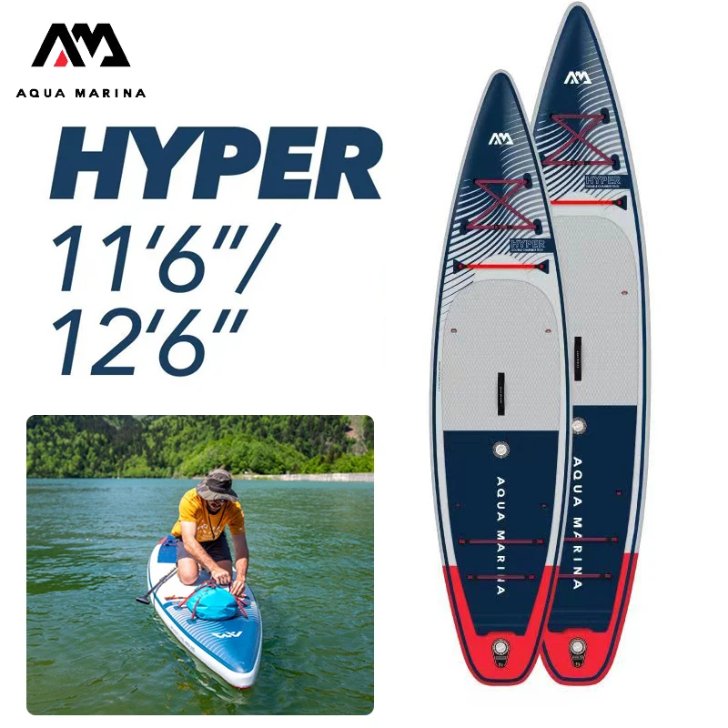 

AQUA MARINA Inflatable Standing Surfboard 350cm/381cm Long-Distance Cruise Inflate Water Board Skiing Paddle Board