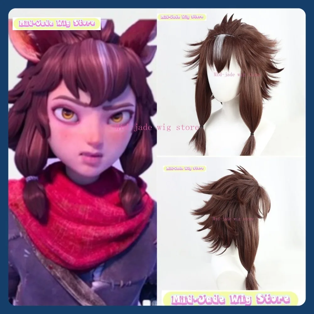 

Mid-jade Wig Store Su Daji Fox Spirit Cosplay Wig Anime Game Role Playing Synthetic Hair Halloween Party