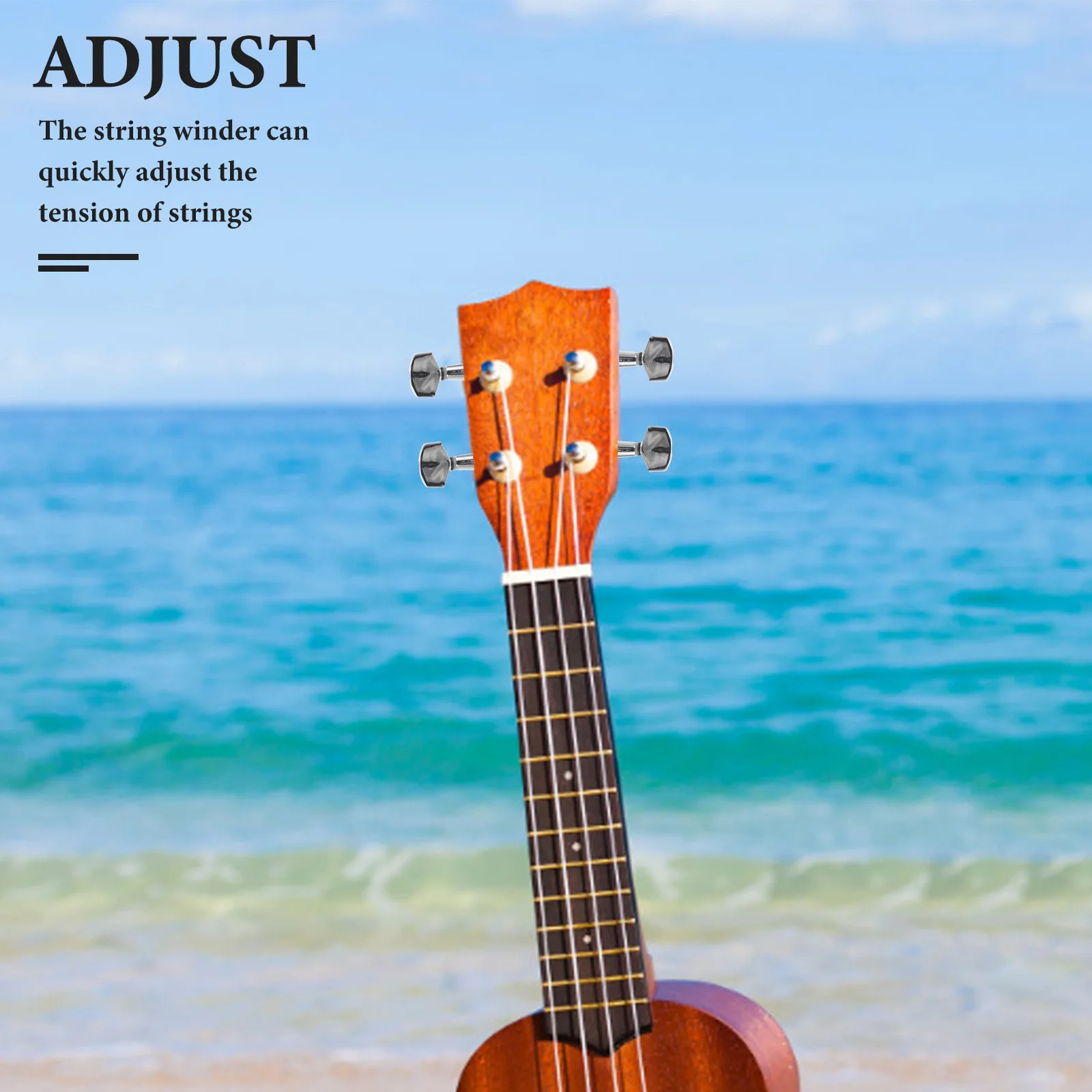 

6pcs Wood Guitar Tuning Pegs Acoustic Electric Folk String Tuner Machine Head Knob Locking Keys Replacement Parts