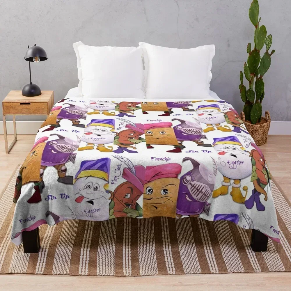 The Waffle Kingdom Gentleman Throw Blanket Sleeping Bag Retros blankets and throws Decorative Throw Blankets