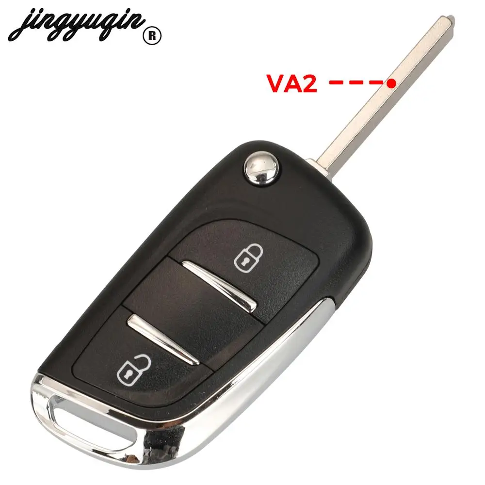 jingyuqin CE0523 CE0536 Składane etui na klucze do Citroen C5 C4 Hatch Coupe VTR C6 C8 C2 Berlingo Xsara Picasso HCA VA2 Blade