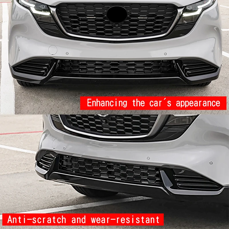 Car lower grille decorative frame ABS material exterior protective parts For Mazda CX-5 III 2026 2027 view 3