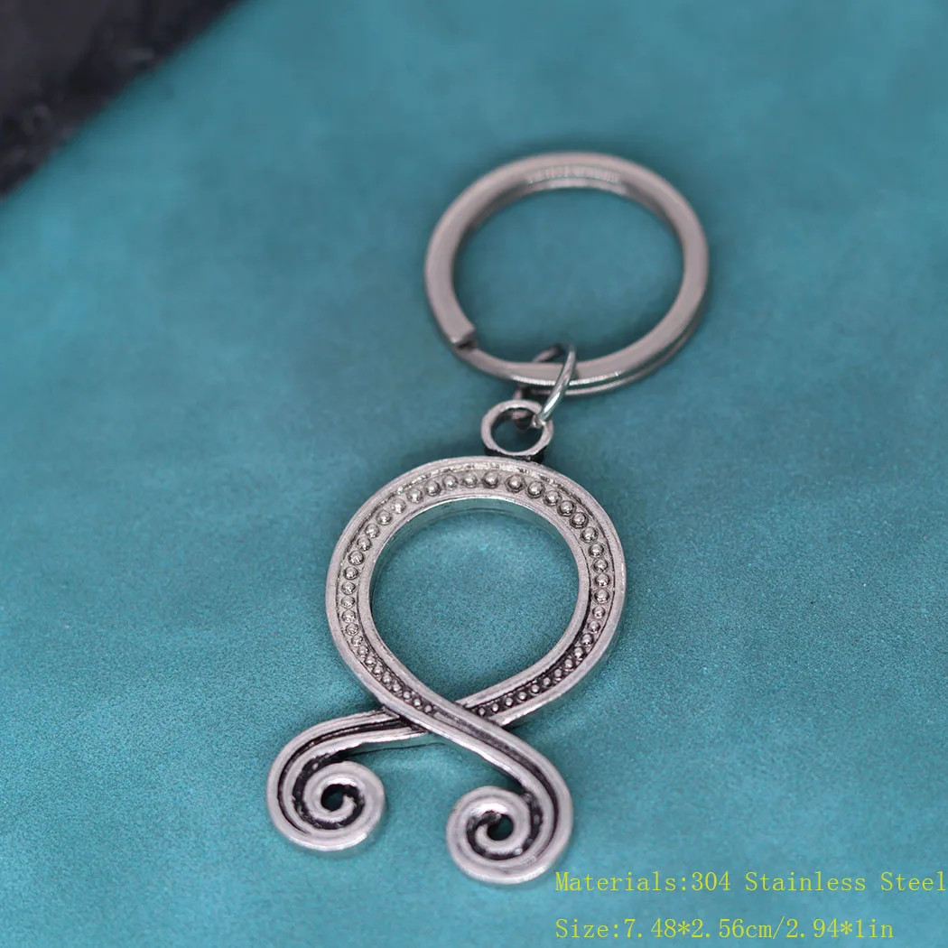 Vintage Troll Cross Viking Pendant Keychain For Men Women Vikings Protection Pagan Symbol Runes Indian Jewelry Amulet Gift