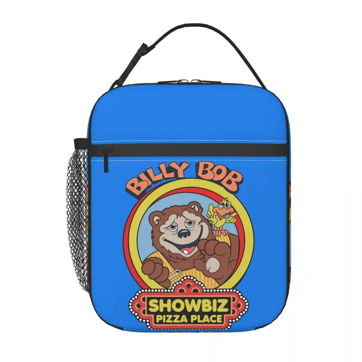 Showbiz Pizza Billy Bob Insulated Lunch Bag for Women Kids Portable Food Boxes Thermal Lunch Box Tote