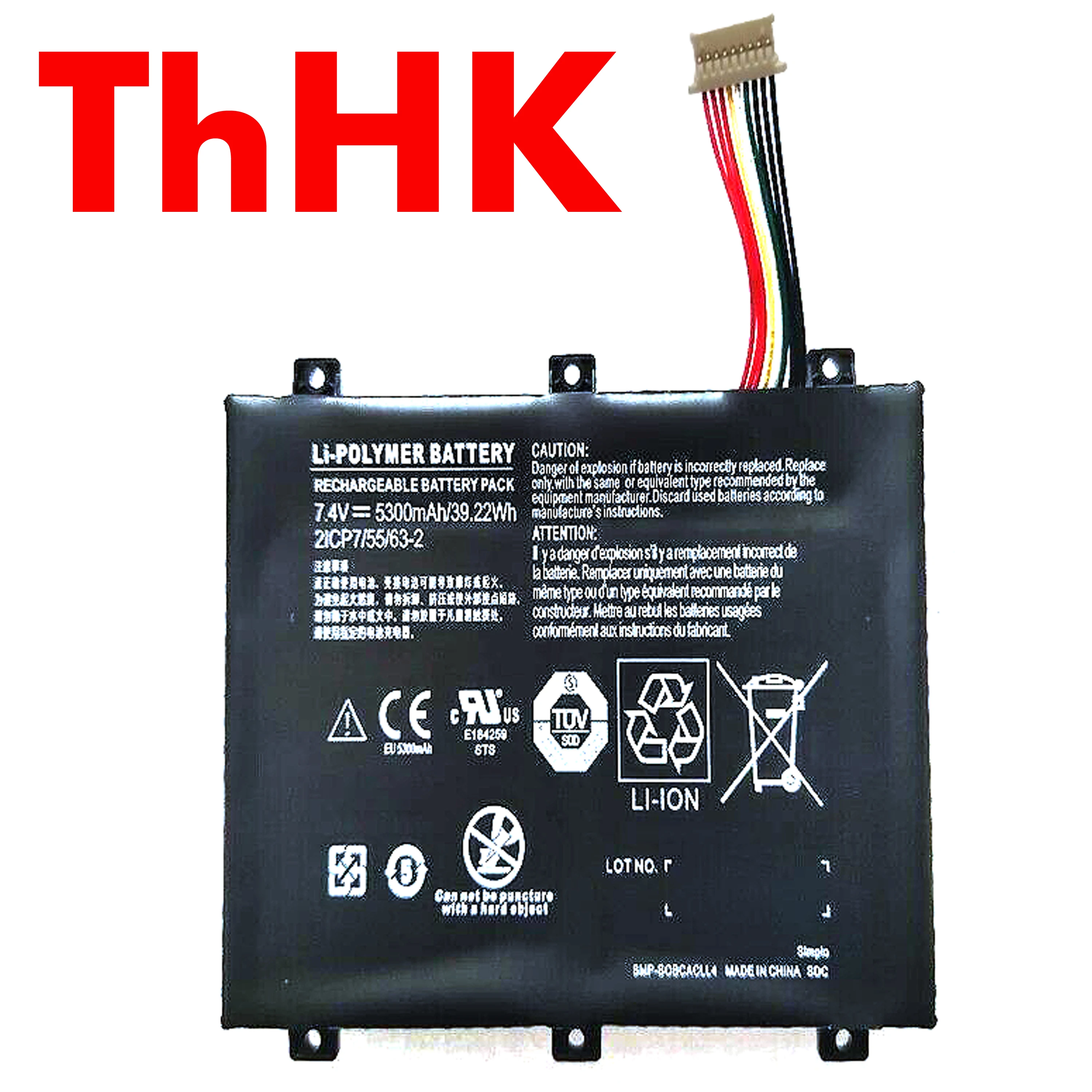 Genuine Original 5300Mah 21-93042-01 SMP-BOBCACLL4 Battery For Xplore XSlate Bobcat B10 D10 IX101B2 IX101B1 Rugged Tablet