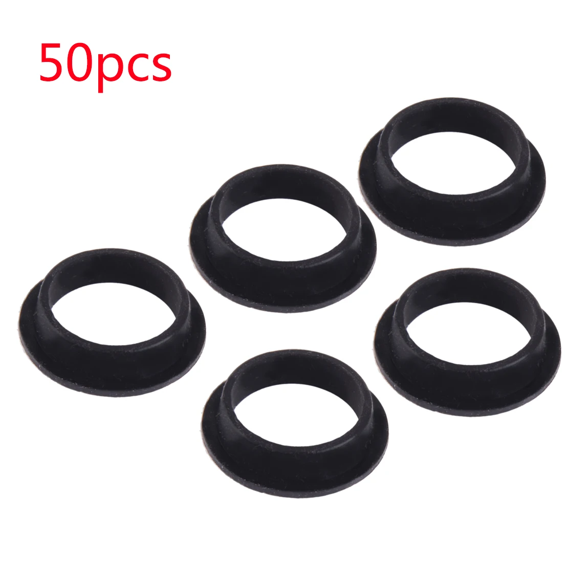 50Pcs Car Black Bumper Parking Sensor O-ring Rubber Fit For Tesla BMW 1127502 1127503 1048473 1048474 9261587 9261582