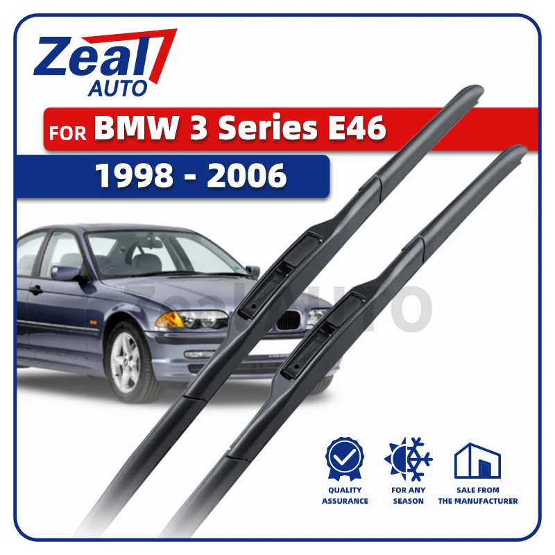

LHD Front Wiper Blades For BMW 3 Series M3 E46 1998 - 2006 2x Windshield 22"+20" Brushes Accessories 316 318 320 323 325 328 330