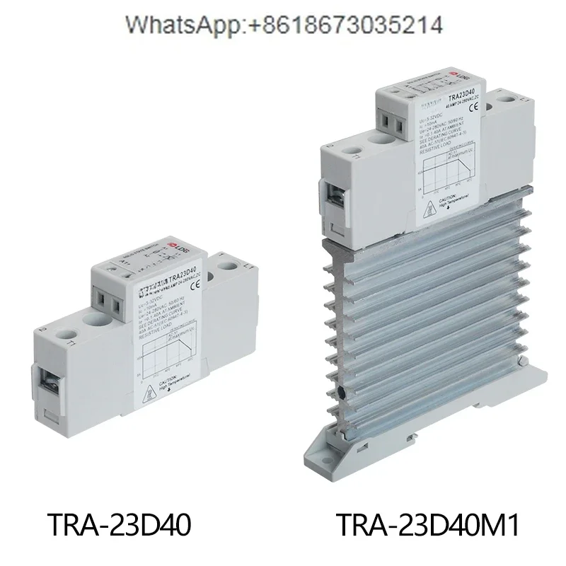 TRA23D40M Rail Type Single Phase Solid State Relay SSR-40DA DC Control AC 40A No touchpoint 220v