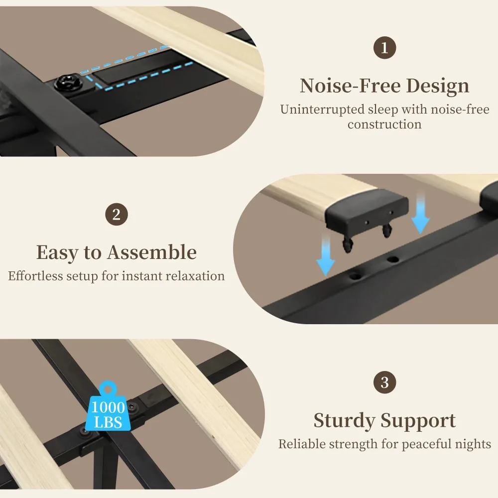 Full LED Bed Frame with Adjustable Headboard, Storage Drawers & Side Pockets, Velvet Cream bed