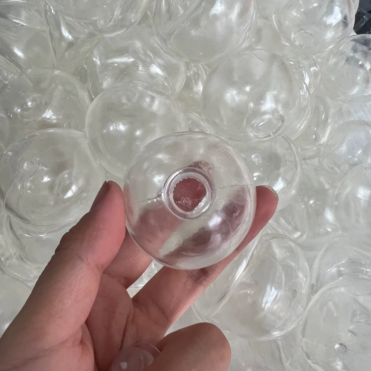DIY Empty TPR Ball Skin, Clear Turtle Squeeze Shell for Handmade Fidget Squeeze Toy,Fill‑It‑Yourself Accessory for Craft Project