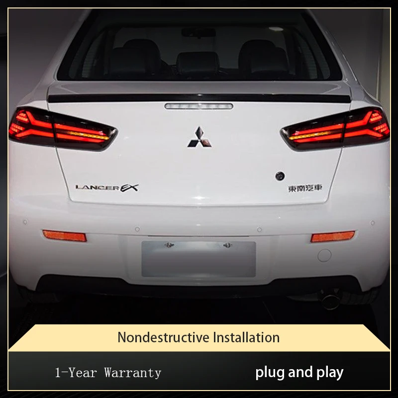 Taillight Styling FOR Mitsubishi Lancer EVO EX 2008-2021 Tail Light DRL Rear Upgrade LED Bulbs Configure Auto Tools Accessories - view 4