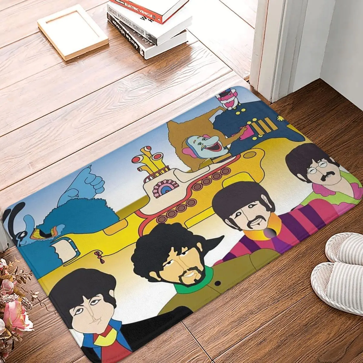 Beatle Submarine Doormat Kitchen Entrance Home Floor Mat Anti-slip Carpet Rug for Living room Footpad Mats