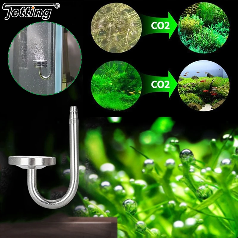 1Piece Aquarium Aluminum Alloy CO2 Atomizer Diffuser CO2 Generator Pressure Reducing Valve Fish Tank Aquatic Plant Supplies