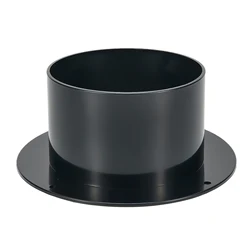 100/125/150mm Straight Pipe Flange Connector Ventilation Ducting Exhaust Pipe Connectors Air Outlet Exhaust Outlet Connector