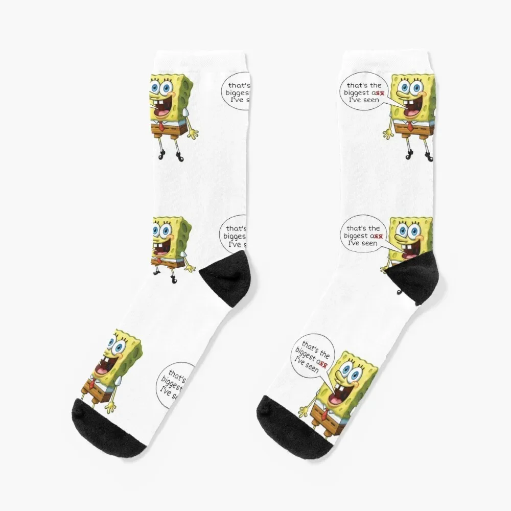 

Funny spong bob Socks sport men cotton high quality basketball Socks For Women Men's