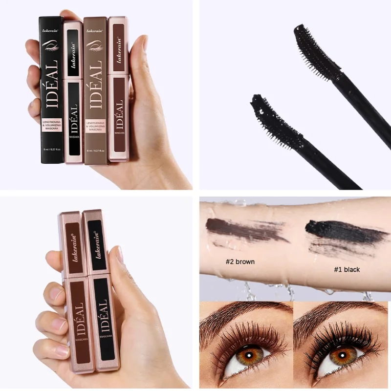 

Waterproof Black Mascara Lengthening Eyelash Extension Eye Lashes Brush Beauty Curling Mascara Cosmetics Long-wearing