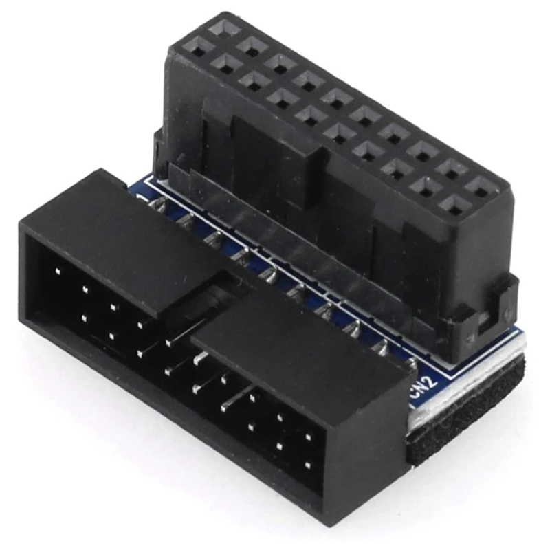 5 шт. USB 3,0 20-контактный адаптер-удлинитель «папа-мама» под углом 90 градусов для разъема материнской платы