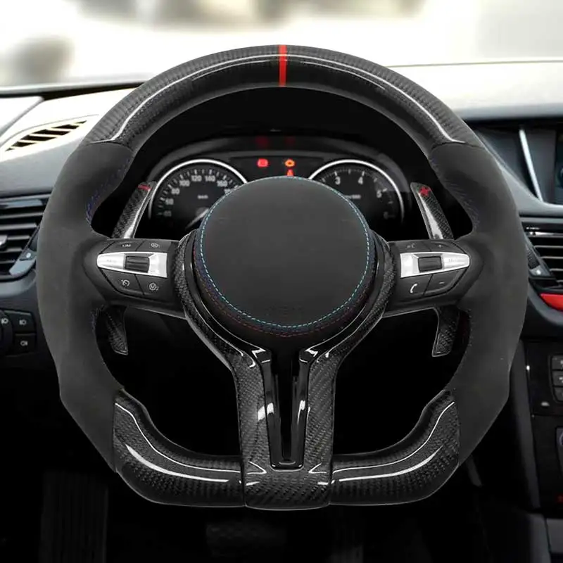 M Steering Wheel for BMW E90 E91 E92 E93 E70 E71 E72 E53 E89 E86 E84 E83 E81 E87 E82 E88 E46 E60 E38 E39 F30 F10 F20 F32 F36 F80 - Image 3