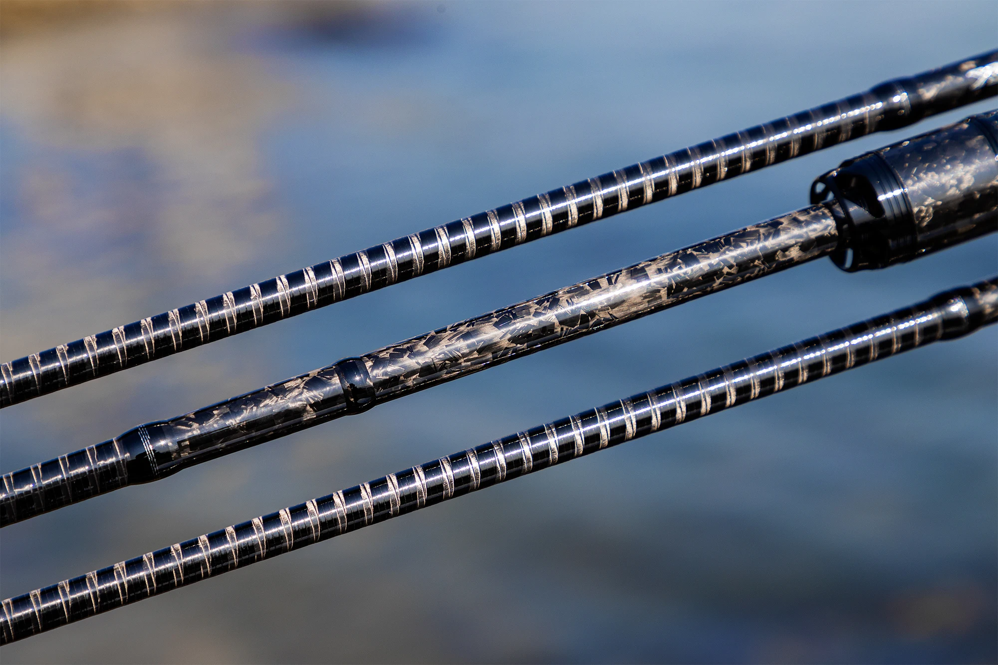 BUDEFO RUBINE FUJI Guide 40T Carbon Spinn- und Casting-Rute ML/MH 3-28g für Bass, Hecht, Zander, Barsch, 2,08m/2,13m/2,28m, Schnelle Aktion, Ultraleicht, für Meerbarsch, Forelle, Raubfische, Weitwurf, Salzwasser, Süßwasser – Detail 16