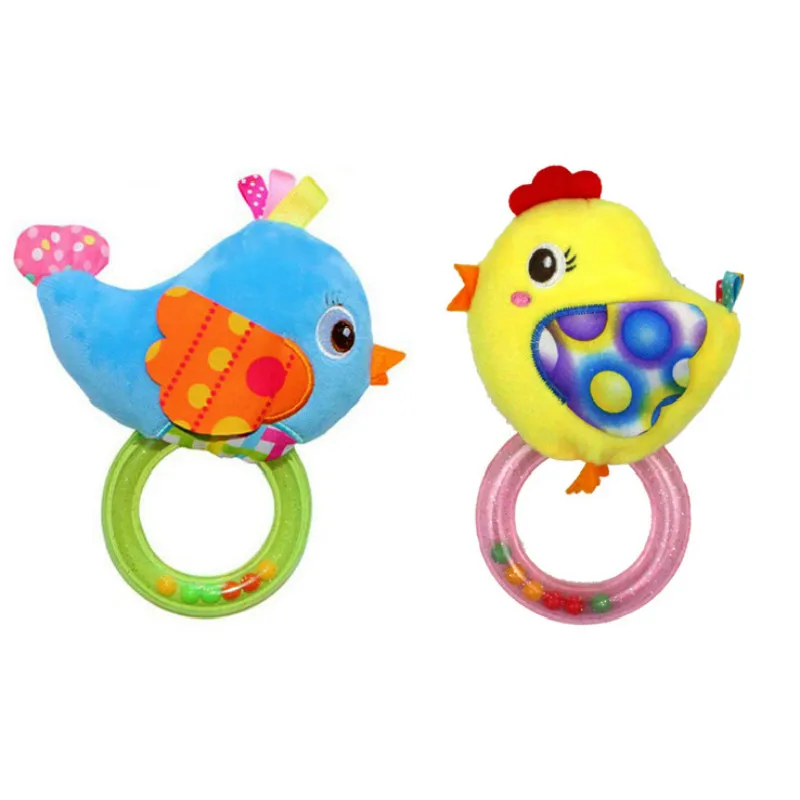 Chocalho do bebê brinquedos bonito de pelúcia dos desenhos animados brinquedos cama macio mão sinos brinquedos musicais bebê recém-nascido brinquedo educativo novos estilos