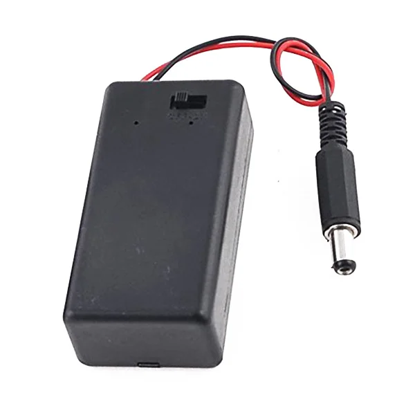 

Case Male Plug Case Holder Case with Cover Box for 9V