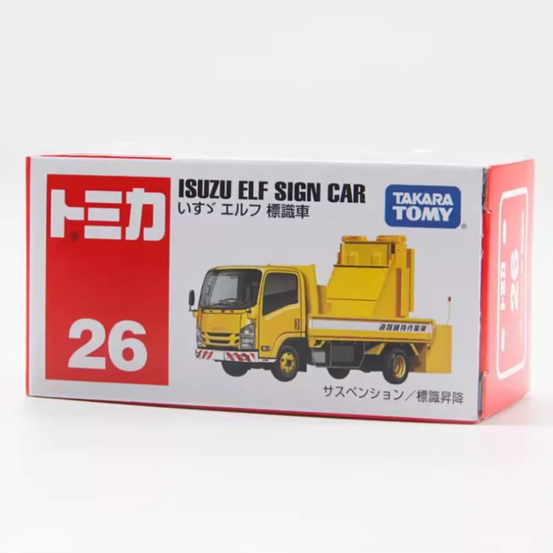 Takara Tomy Tomica No.26 ISUZU ELF Знак автомобиль Литые металлические модели коллекционные игрушки 228080