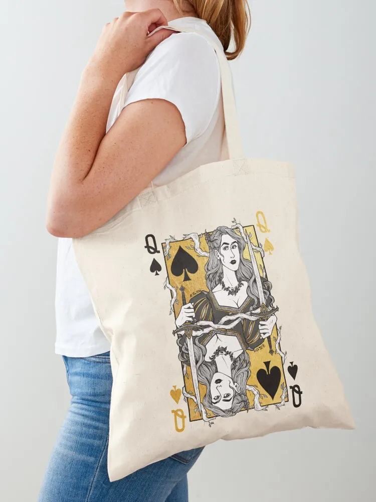 

Jude queen of spades Tote Bag Shopping bags Lady bags Women's bags Custom bag