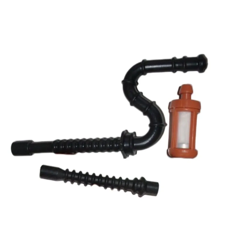 Fuel Hose And Filter Kit For MS260, 024, 026 Chainsaws For Pulse Tube, Black Replacement Fuel Line And Filter Assembly