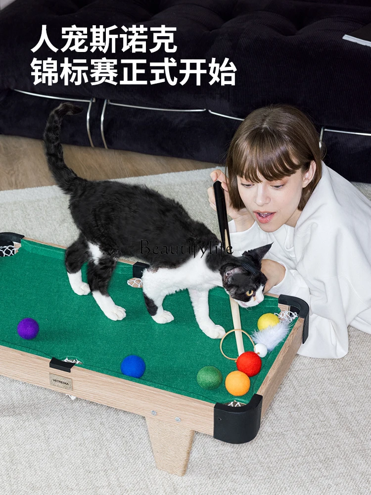 Table Tennis Toy Set Cat Scratch Board Wear-Resistant No Dandruff Cat Nest Cat Toy Scratch and Grinding Claw Funny