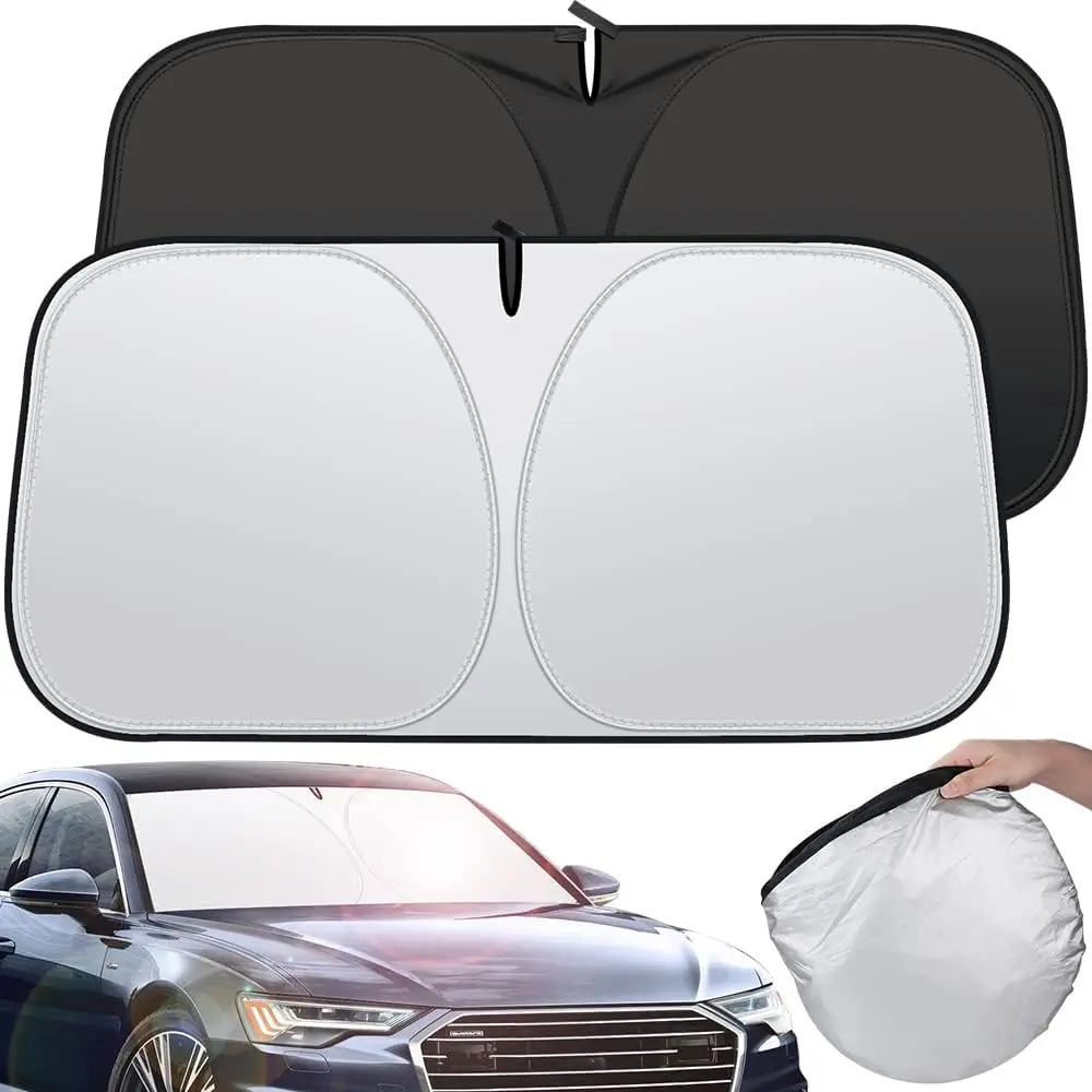 Protetor Solar Automático para Para-brisa, Cobertura para Janela Frontal do Carro, Proteção UV, Acessórios de Estilo para o Verão