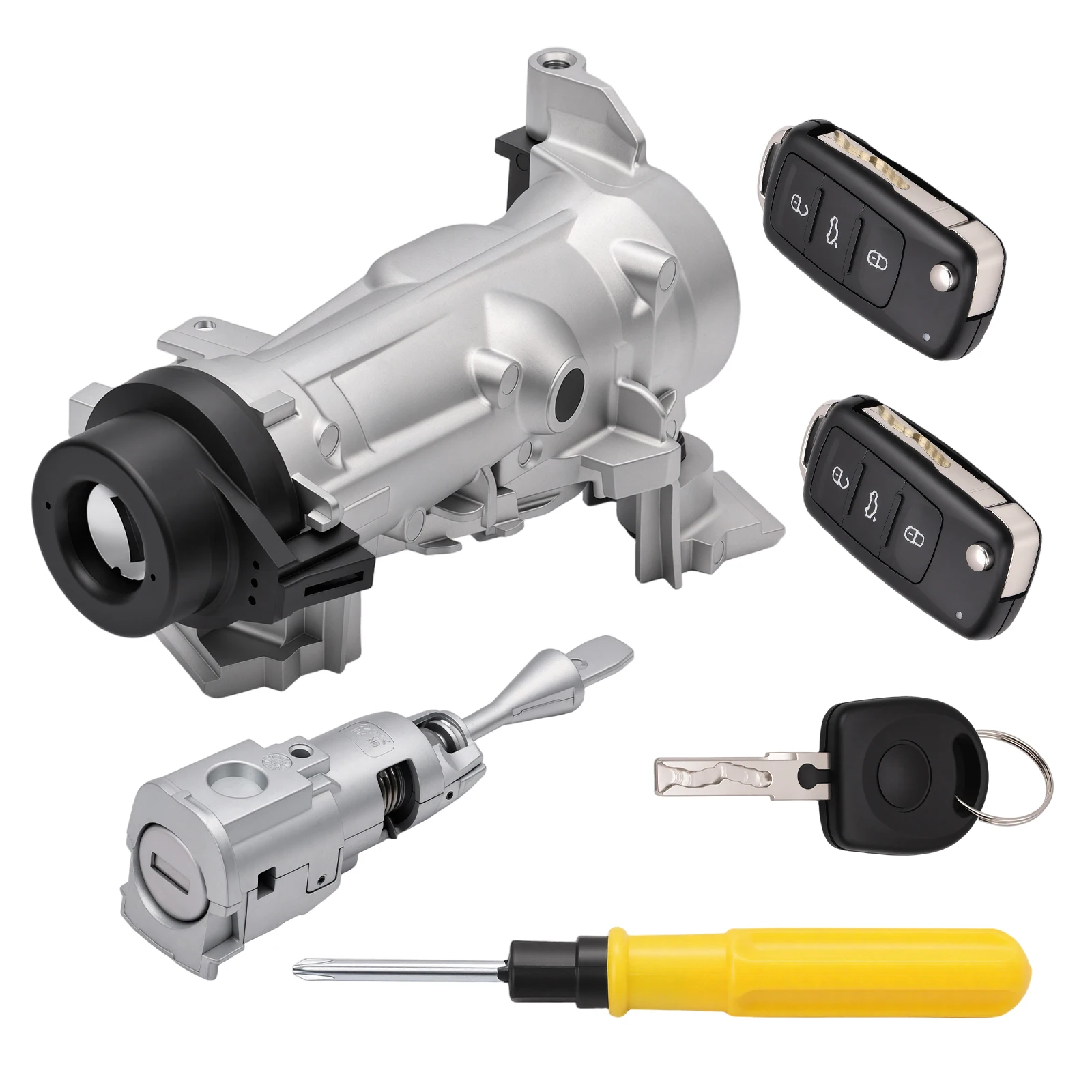 Ignition Switch Door Lock Cylinders 1K0905851B 1K0905841 1K0905865 for VW Tiguan 2012-2017 Passat 2012-2019 Jetta 2006-2018
