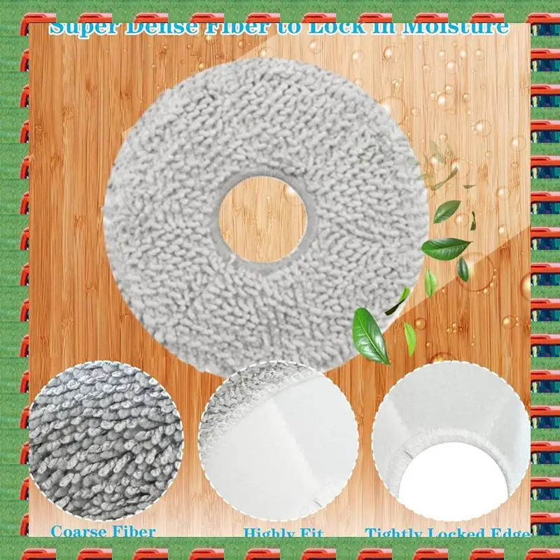 

ABMO Mop Cloth Pads For Ecovacs DEEBOT X1 Omni/T10 Omni/Turbo T20/T20 Pro/T30 Pro Omni/ T30 Omni Vacuum Parts