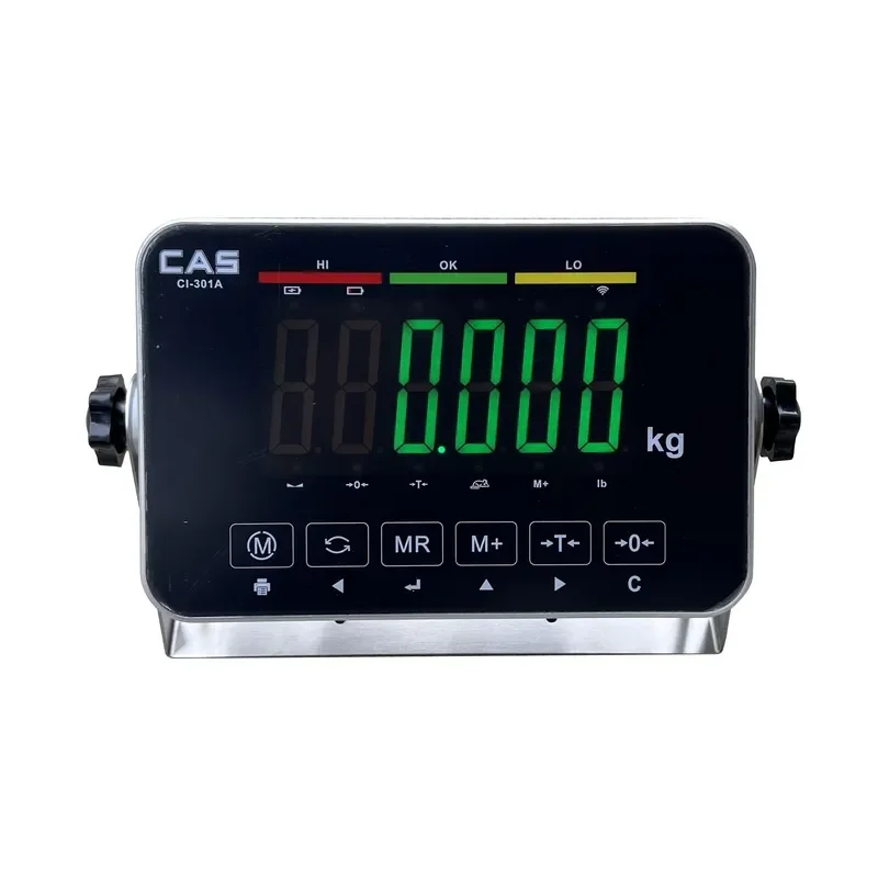 BOLRZO Korean Cas Ci-301i industrial weighing monitor floor scale indicator Ci301i platform scale aluminum indicator